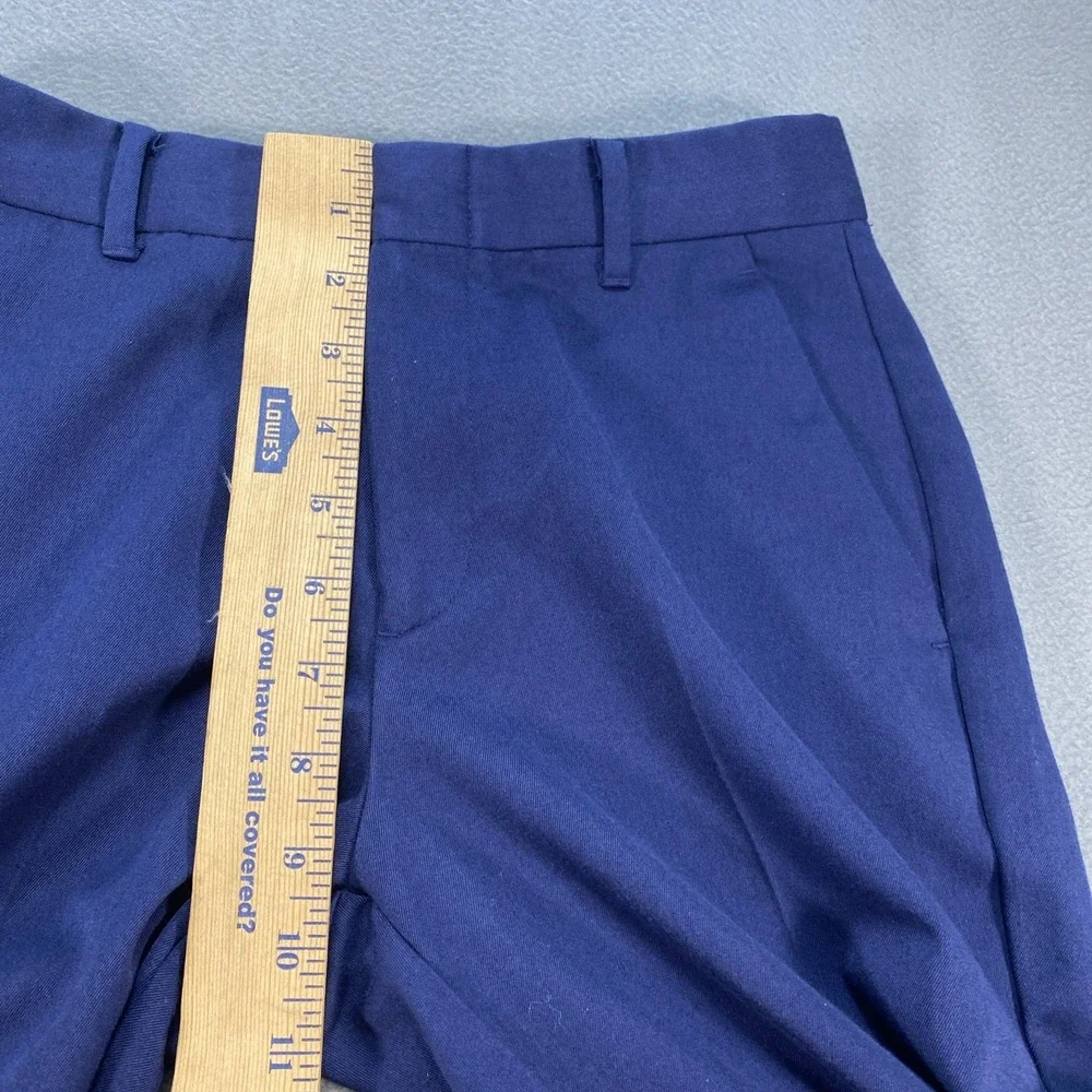 Calvin Klein Boys 14 Dress Suit Blue Blazer With Flat Front Pants Slash Pockets